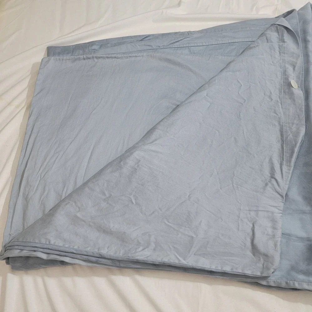 Signoria Firenze Made In‎ Italy Duvet Cover 100% Cotton Full/Queen Blue Swirls